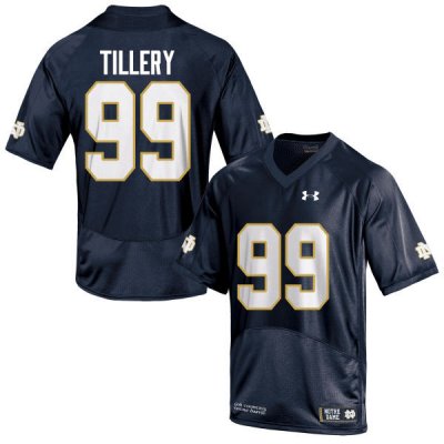 Notre Dame Fighting Irish Men's Jerry Tillery #99 Navy Blue Under Armour Authentic Stitched College NCAA Football Jersey APQ4899SH